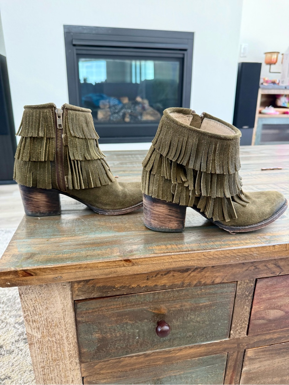 Belle by Freebird in Olive Green - Picture 3 of 7